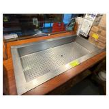 Stainless Steel Countertop Drop Bin