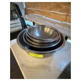 Stainless Steel Mixing Bowls and Colander