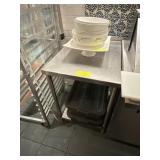 Stainless Steel Table with Shelf