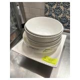 White Ceramic Bowls and Plate
