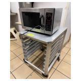 HALF SIZE BAKERS RACK