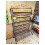 Metal Rolling Bakery Display Rack