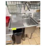 Duke Stainless Steel Utility Sink Single