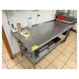Stainless Steel Work Table with Undershelf - 5ft