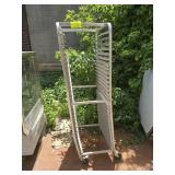 BAKERS PAN RACK ON CASTERS
