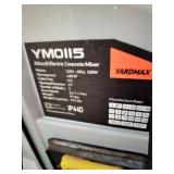 YARDMAX YMII5 ELECTRIC CONCRETE MIXER