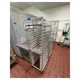 Channel Aluminum Bakery Sheet Pan Racks