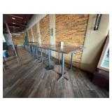 SINGLE BASE BAR TABLES