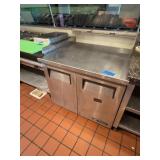 True TUC -36 SS 2 Door Lowboy Refrigerator