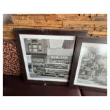 Framed Black and White City Photos
