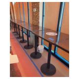 Square Top Bar High Tables