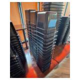6 inch CAMBRO 1/6 Size Black Inserts