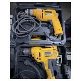 DeWalt Drill Set DW106 and DWD115 with Cases