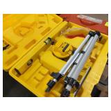 Surveying Tripod Set with Level and Case