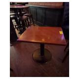 Square Wood Restaurant Table