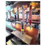 Micro Matic 6 Beer Tap Tower with Drip Tray