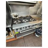 Commercial Stainless Steel 6 Burner Gas Range