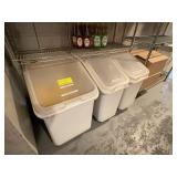 Plastic Ingredient Bins