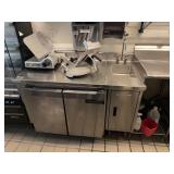 Stainless Steel Table with Hand Sink