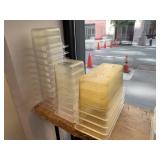 Clear Plastic Food Storage Pans