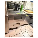 TRUE SS 2 DRAWER LOWBOY REFRIGERATOR