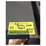 METAL WORK TABLE S 36" X 72"