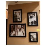 ASSORTED PICTURES ON WALL