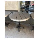 Cast Iron Vintage Base Outdoor Tables
