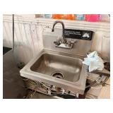 SS HAND SINK W/ GLASS WASH