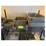 Assorted food pans