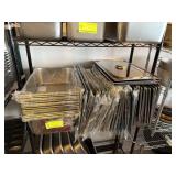SS food pans w lid