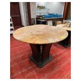 Round Granite Top Dining Table