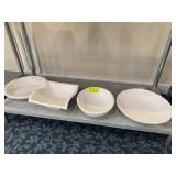 White Ceramic Bowl Platter