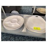 White Ceramic Plates Platter