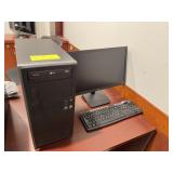 LG Desktop Computer with Monitor and Keyboard