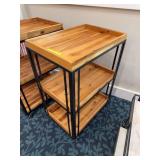 Wood and Metal Cart