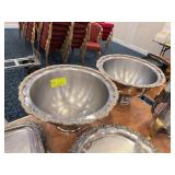 Silver-Tone Metal Serving Bowl