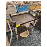 Three-Shelf Utility Service Cart