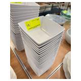 Square White Bowls - Small