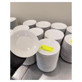 White Porcelain Salad Plates