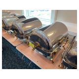 Stainless Steel / Brass Roll Top Chafer