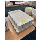 Dolsan White Melamine Platter - Assorted