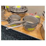 Assorted Aluminum Sauce Pans