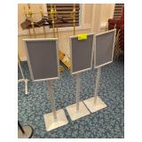 Adjustable Floor Sign Holders