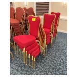 Red Banquet Stacking Chairs