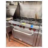 Vulcan 6-Burner Gas Range with Oven