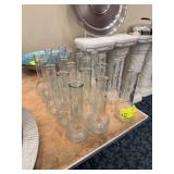 Clear Glass Bud Vases