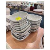 White Stoneware Bowls