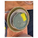 Glazed Ceramic Plates and Bowls