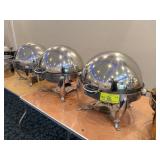 SS Round Chafing Dish with Dome Lid